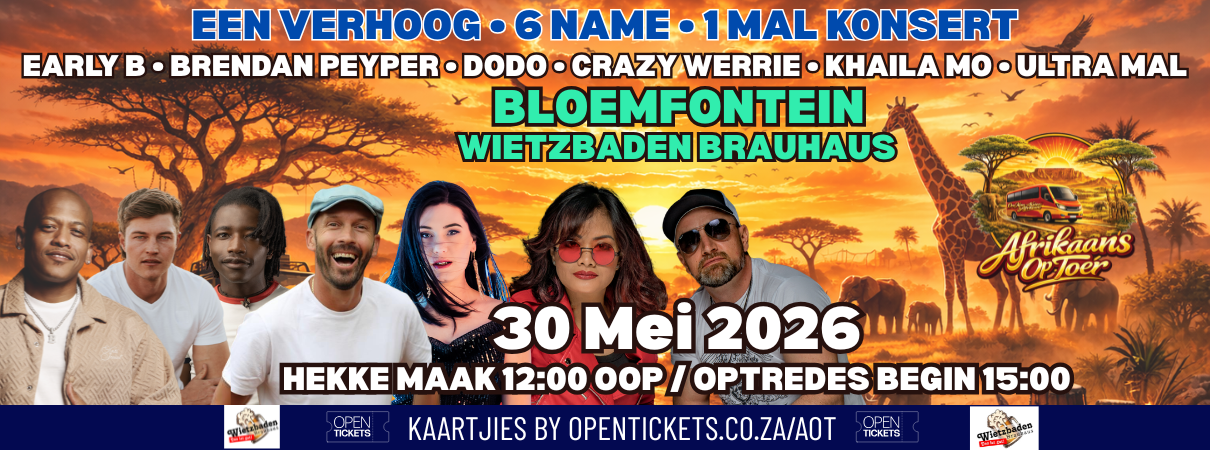 Afrikaans op Toer in Bloemfontein